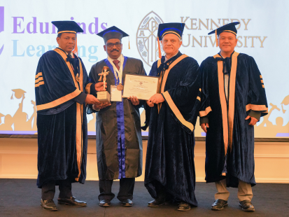 Doctor of Business Administration (PhD) from Kennedy University