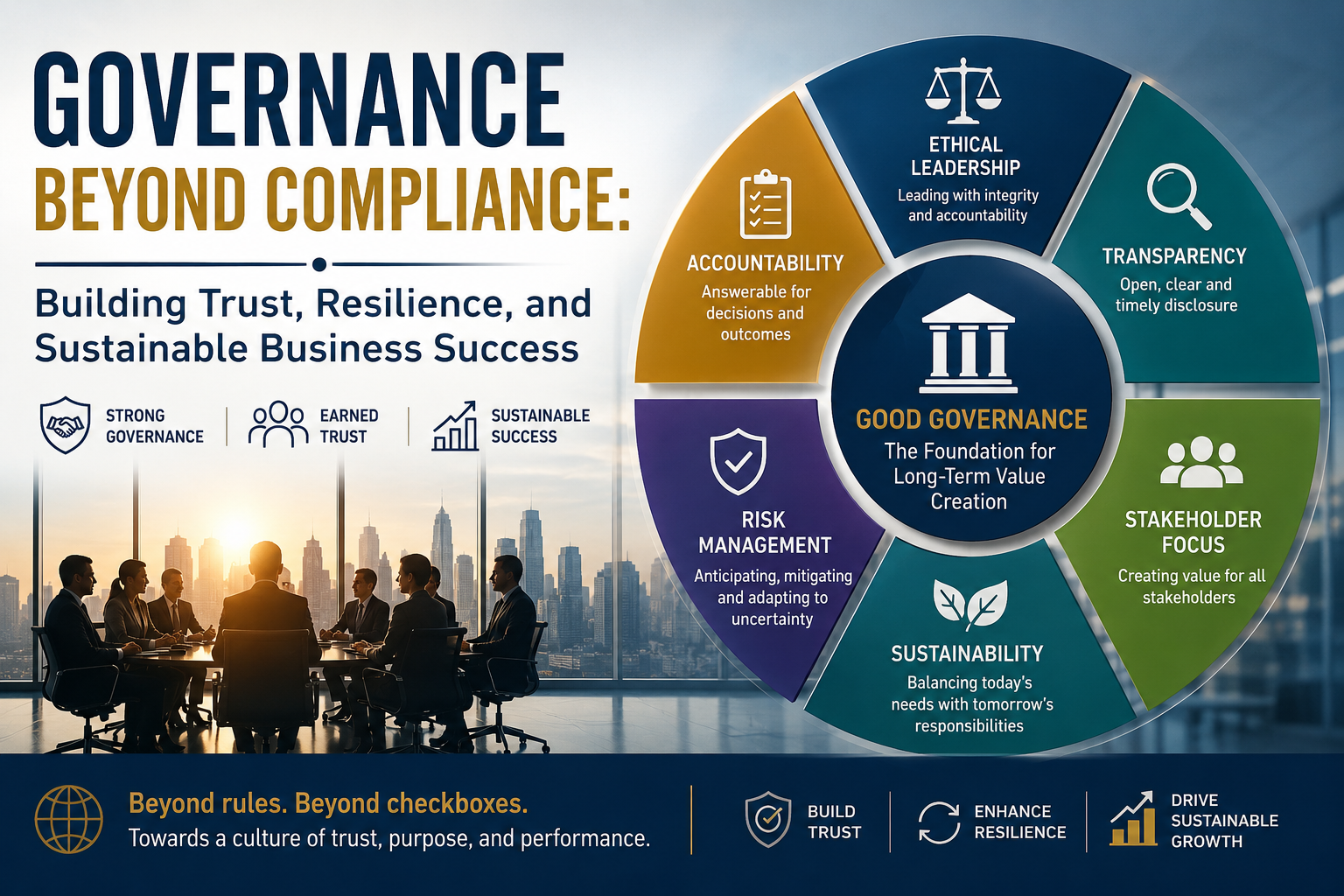 Governance Beyond Compliance: Building Trust, Resilience, and Sustainable Business Success Governance Beyond Compliance: Building Trust, Resilience, and Sustainable Business Success